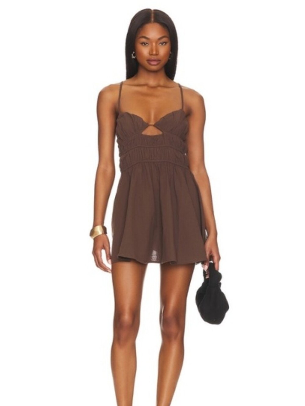 *FINAL PRICE DROP* SNDYS Tahlia Mini Dress in Brown